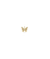 Gold Fluted Butterfly Charm in yellow gold textured transformational