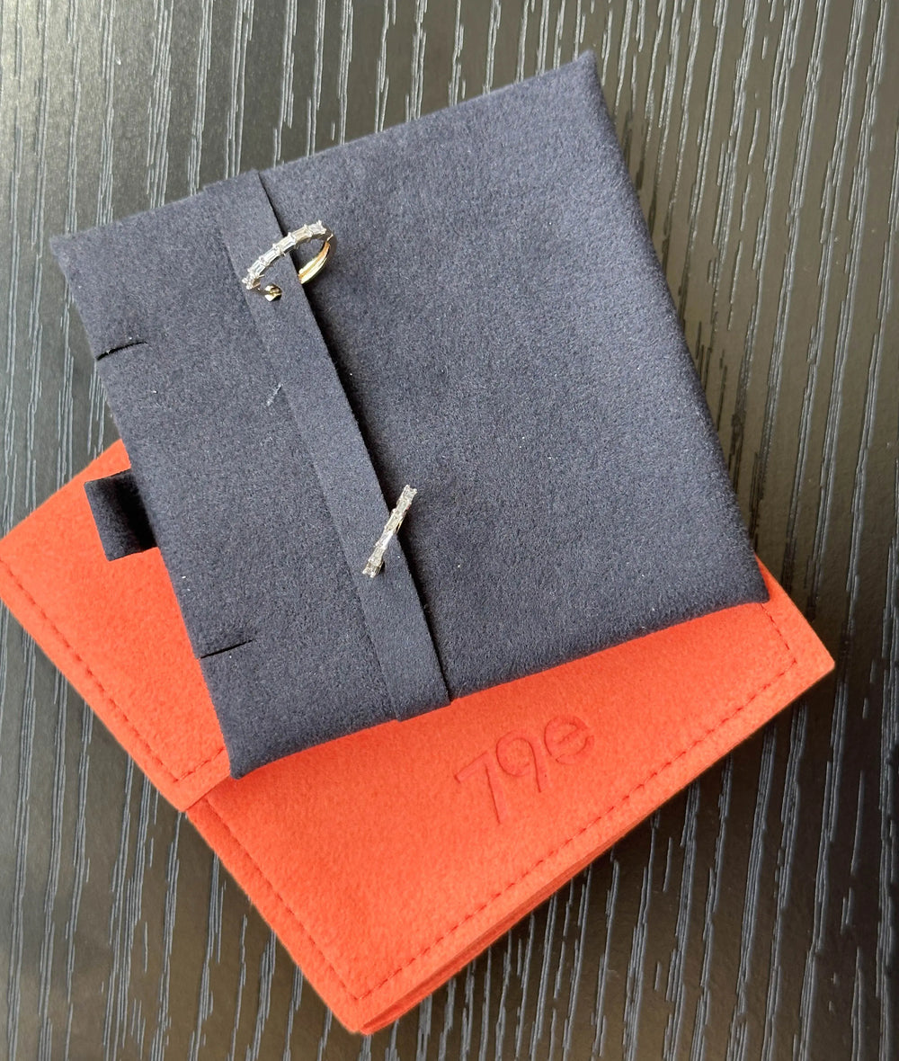 Diamond Baguette Hoop Earring