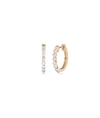 Diamond Hoop Earring - 79e | Everyday 14K Gold Jewelry