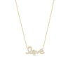 Diamond Pave Love yellow gold romantic meaningful elegant sentimental