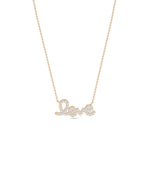 Rose gold Diamond Pave Love featuring romantic sparkle