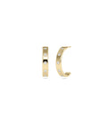 Diamond Starburst Half Hoop Earring