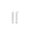 Curb Link Diamond Solitaire Earring - 79e | Everyday 14K Gold Jewelry