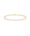 Diamond Bezel Link Bracelet