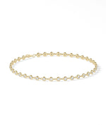 Diamond Bezel Set Link Bracelet - 79e | Everyday 14K Gold Jewelry