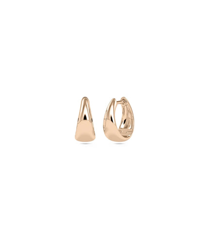 Gold Dome Hoop Earring - 79e | Everyday 14K Gold Jewelry