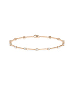 Diamond Station Bracelet - 79e | Everyday 14K Gold Jewelry