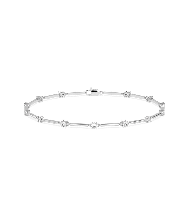 Diamond Station Bracelet - 79e | Everyday 14K Gold Jewelry