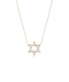 Rose gold Diamond Star of David featuring sacred sparkle