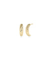 Gold Fluted Half Hoop Earring - 79e | Everyday 14K Gold Jewelry