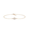 Diamond Evil Eye Bracelet - 79e | Everyday 14K Gold Jewelry