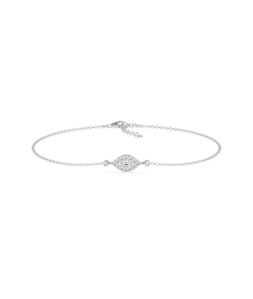 Diamond Evil Eye Bracelet - 79e | Everyday 14K Gold Jewelry
