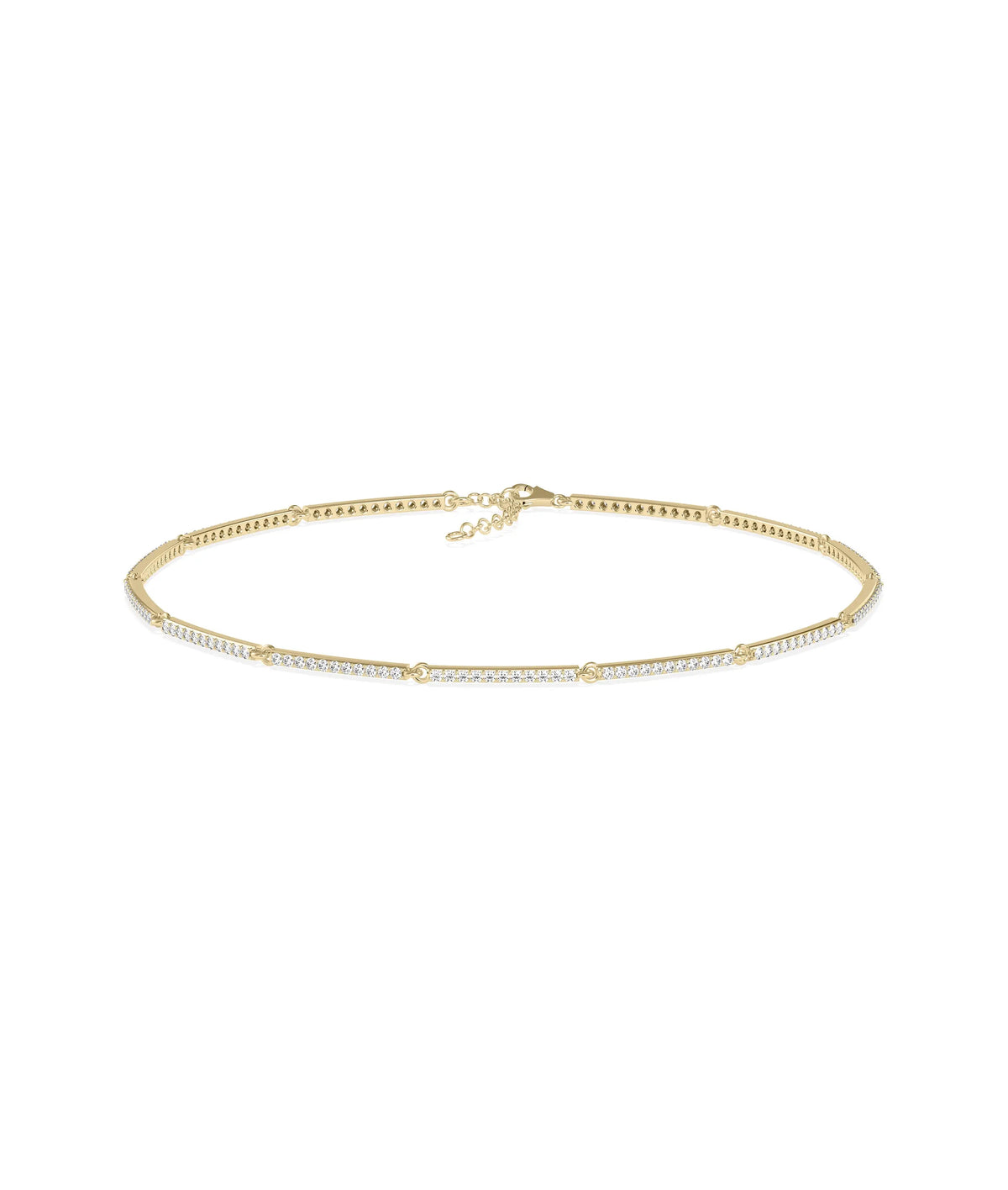 Diamond Pave Link Bracelet - 79e | Everyday 14K Gold Jewelry