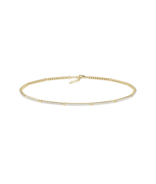 Diamond Pave Link Bracelet - 79e | Everyday 14K Gold Jewelry