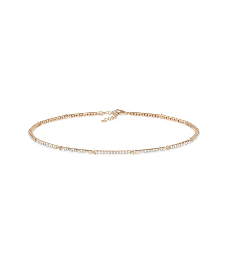 Diamond Pave Link Bracelet - 79e | Everyday 14K Gold Jewelry
