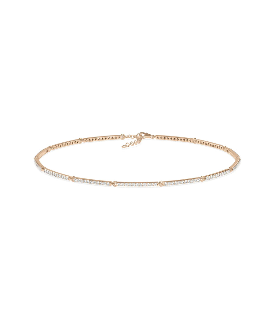 Diamond Pave Link Bracelet - 79e | Everyday 14K Gold Jewelry