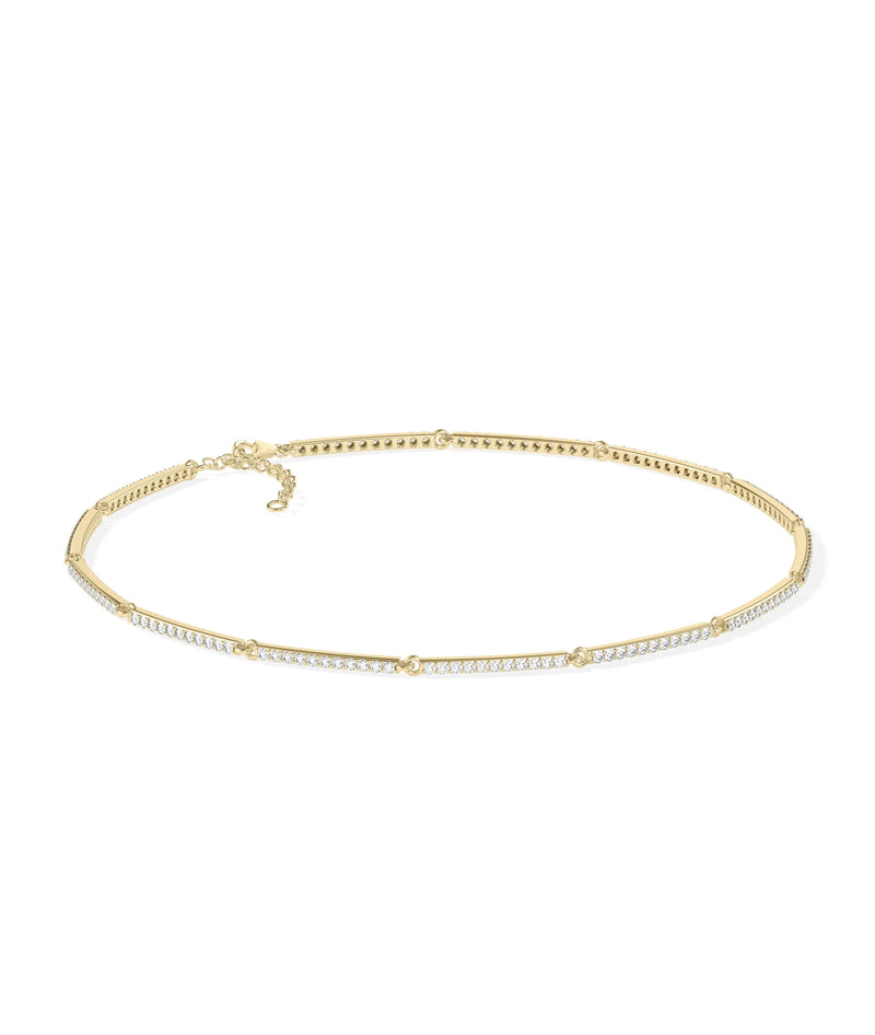 Diamond Pave Link Bracelet - 79e | Everyday 14K Gold Jewelry