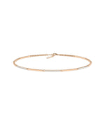 Diamond Pave Alternating Link Bracelet - 79e | Everyday 14K Gold Jewelry