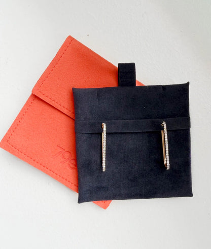 Diamond Cushion Shape Hoop Earring