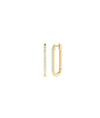 Diamond Cushion Shape Hoop Earring - 79e | Everyday 14K Gold Jewelry