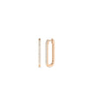 Diamond Cushion Shape Hoop Earring - 79e | Everyday 14K Gold Jewelry