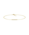 Diamond Bar Chain Bracelet - 79e | Everyday 14K Gold Jewelry