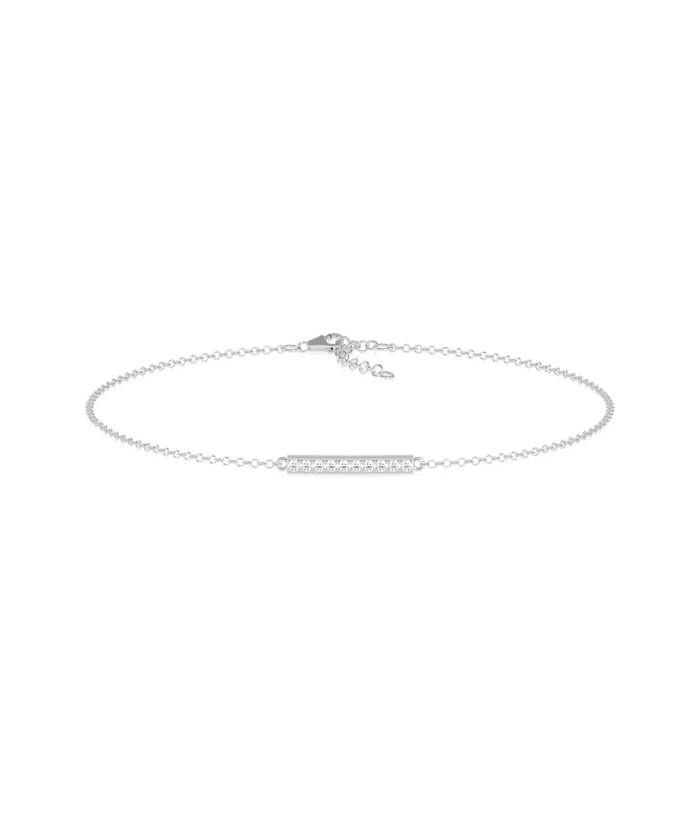 Diamond Bar Chain Bracelet - 79e | Everyday 14K Gold Jewelry