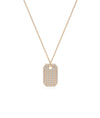 Rose gold Diamond Pave Tag featuring impressive sparkle
