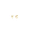 Diamond Butterfly Hoop Earring - 79e | Everyday 14K Gold Jewelry