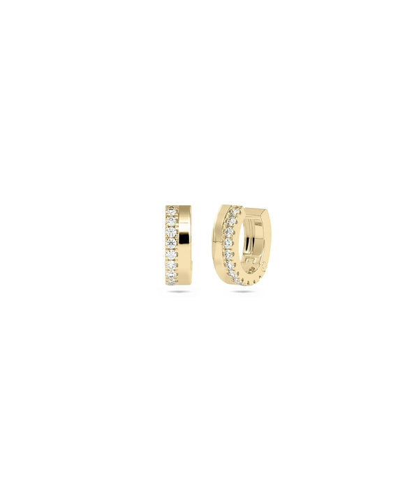 Diamond Line Ear Cuff - 79e | Everyday 14K Gold Jewelry alternate view