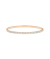 Diamond Line Bangle - 79e | Everyday 14K Gold Jewelry