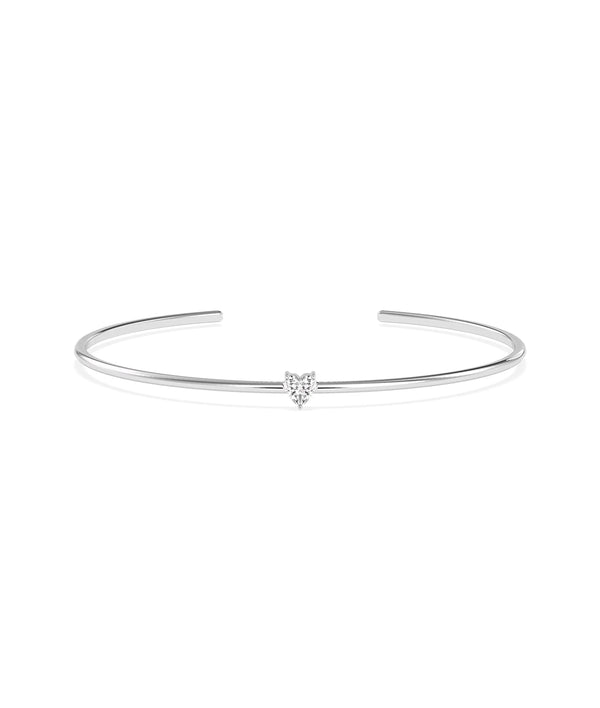 Solitaire Diamond Cuff - 79e | Everyday 14K Gold Jewelry alternate view
