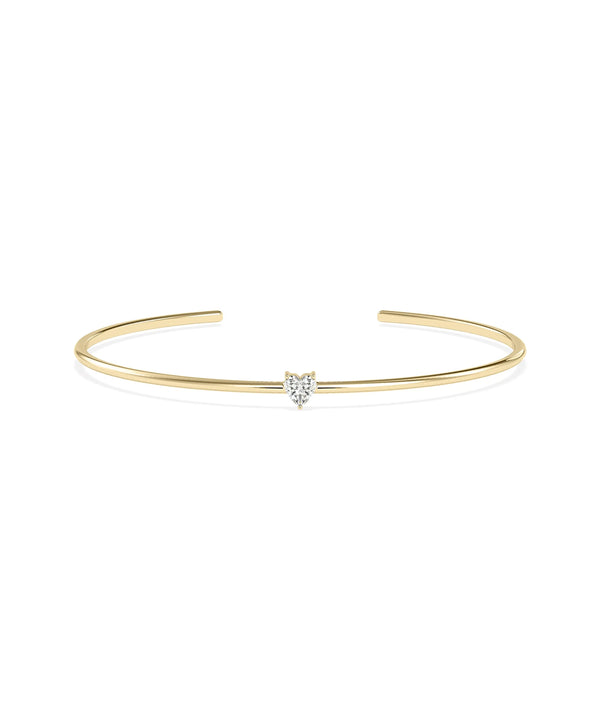 Solitaire Diamond Cuff - 79e | Everyday 14K Gold Jewelry