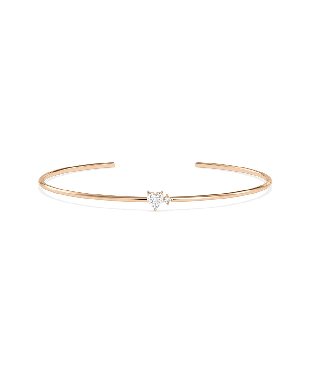 Solitaire Diamond Cuff - 79e | Everyday 14K Gold Jewelry