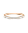 Channel Diamond Baguette Bangle - 79e | Everyday 14K Gold Jewelry