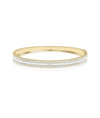 Channel Diamond Baguette Bangle - 79e | Everyday 14K Gold Jewelry