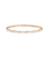 Multi Shape Diamond Straight Line Bangle - 79e | Everyday 14K Gold Jewelry