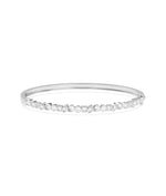 Multi Shape Diamond Straight Line Bangle - 79e | Everyday 14K Gold Jewelry