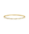 Multi Shape Diamond Straight Line Bangle - 79e | Everyday 14K Gold Jewelry
