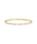 Multi-Shape Diamond Straight Line Bangle