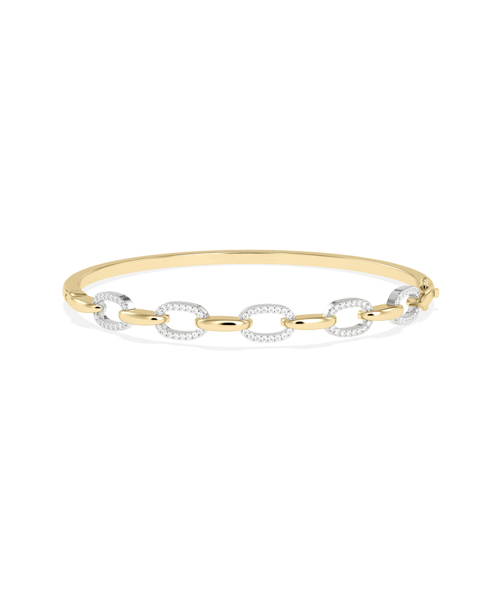 Diamond Link Bangle