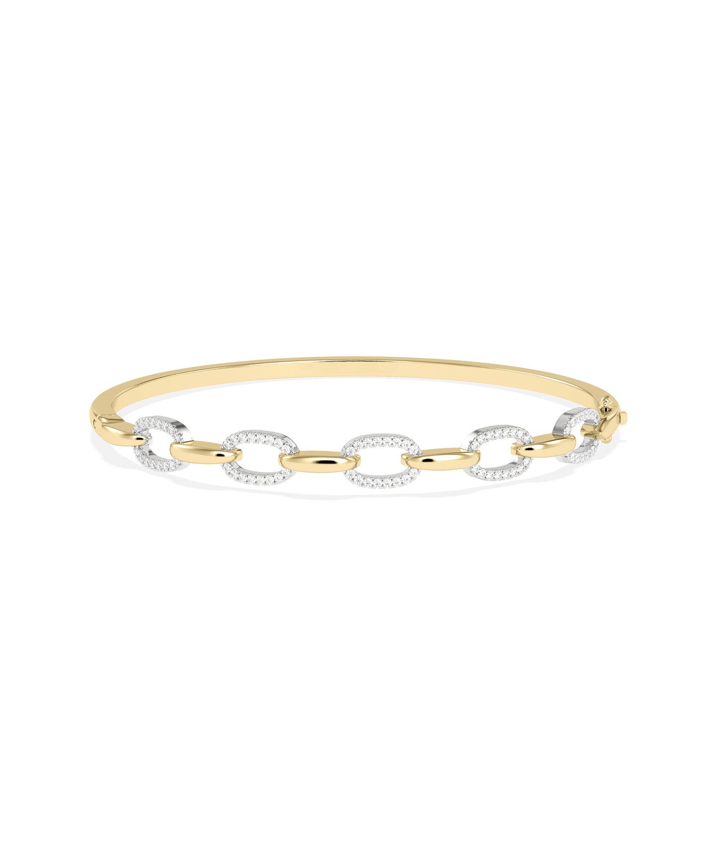 Diamond Link Bangle