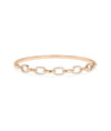 Diamond Link Bangle - 79e | Everyday 14K Gold Jewelry