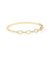 Diamond Link Bangle - 79e | Everyday 14K Gold Jewelry