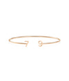 Initials Open Cuff Bangle - 79e | Everyday 14K Gold Jewelry