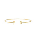 Diamond Number Open Bangle