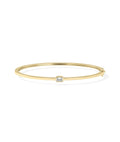Bezel-Set Diamond Bangle