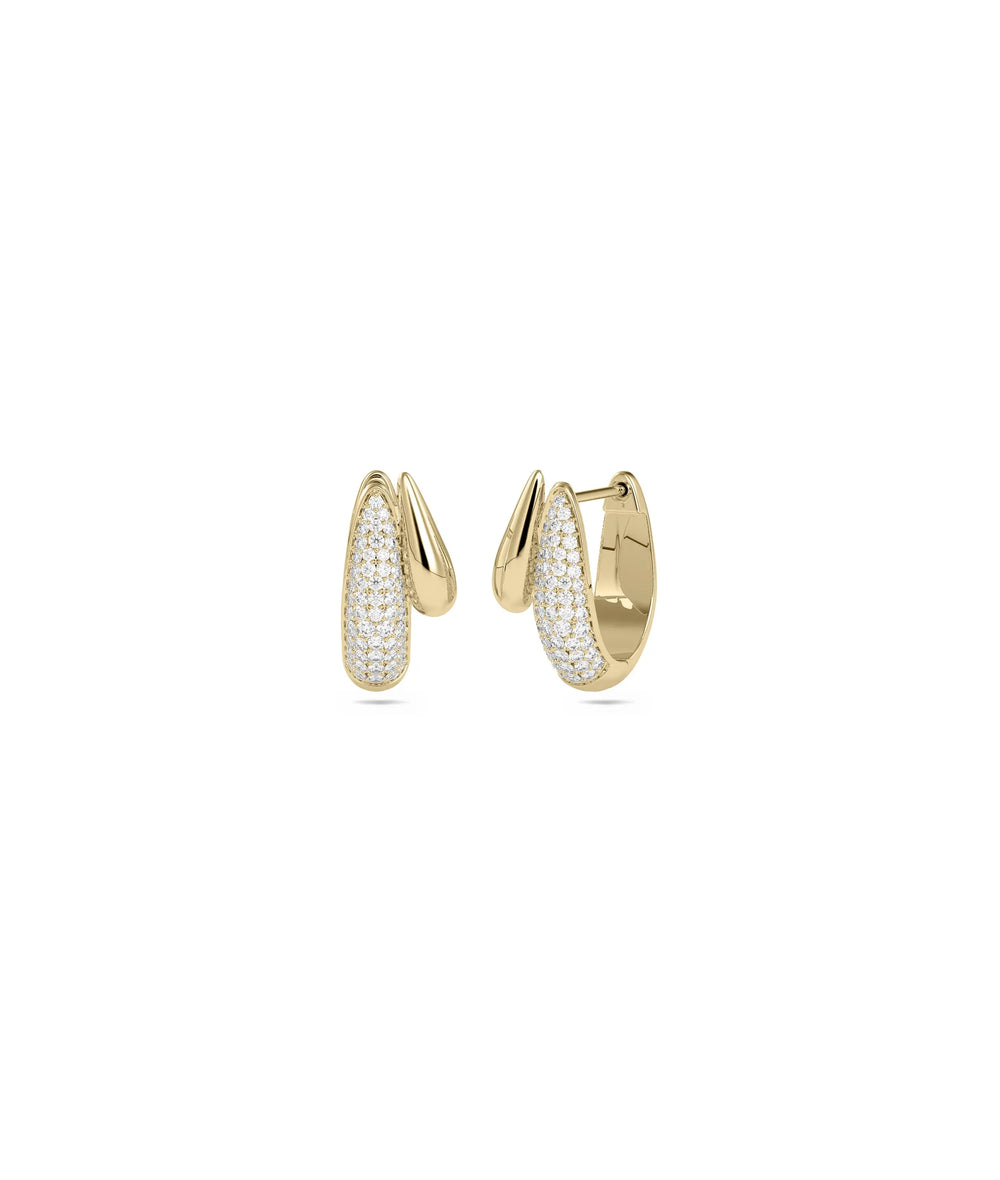 Diamond Earrings - 79e | Everyday 14K Gold Jewelry