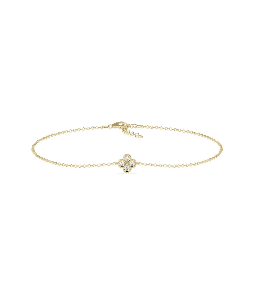 Diamond Clover Bracelet | Everyday Jewelry - 79e | Everyday 14K Gold Jewelry