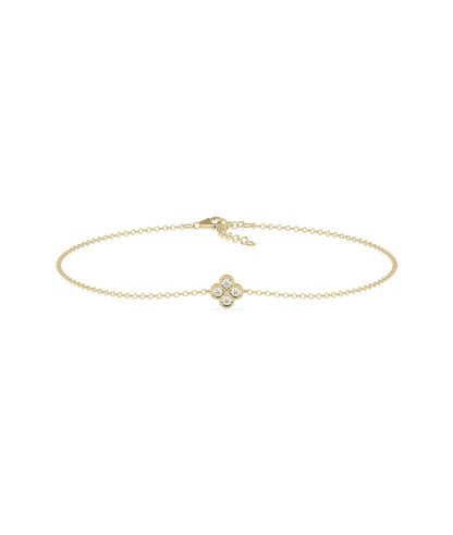 Diamond Clover Bracelet | Everyday Jewelry - 79e | Everyday 14K Gold Jewelry
